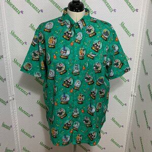 RSVLTS Shirt Elf Son Of Nutcracker Snow Globe Snowflake Christmas Green Mens 2XL